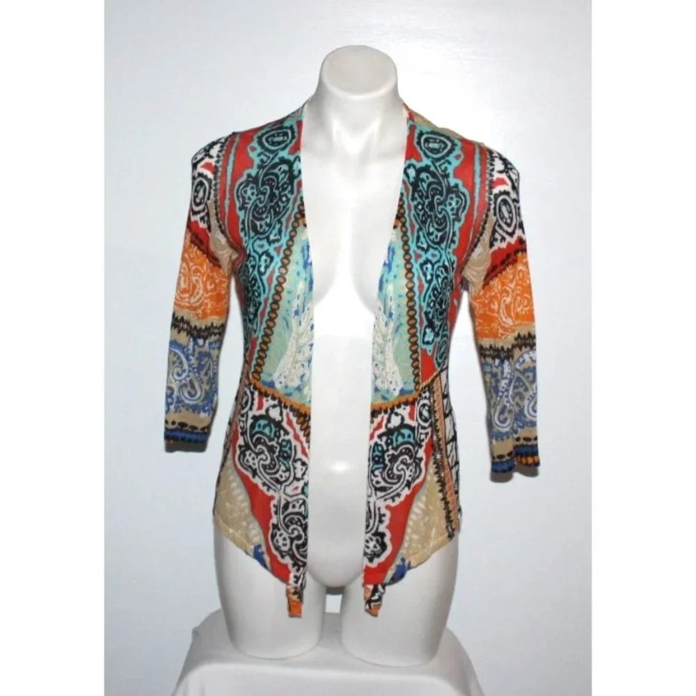 CHICO'S Women's Cardigan Wrap Sweater Size 0 S - Picture 1 of 3